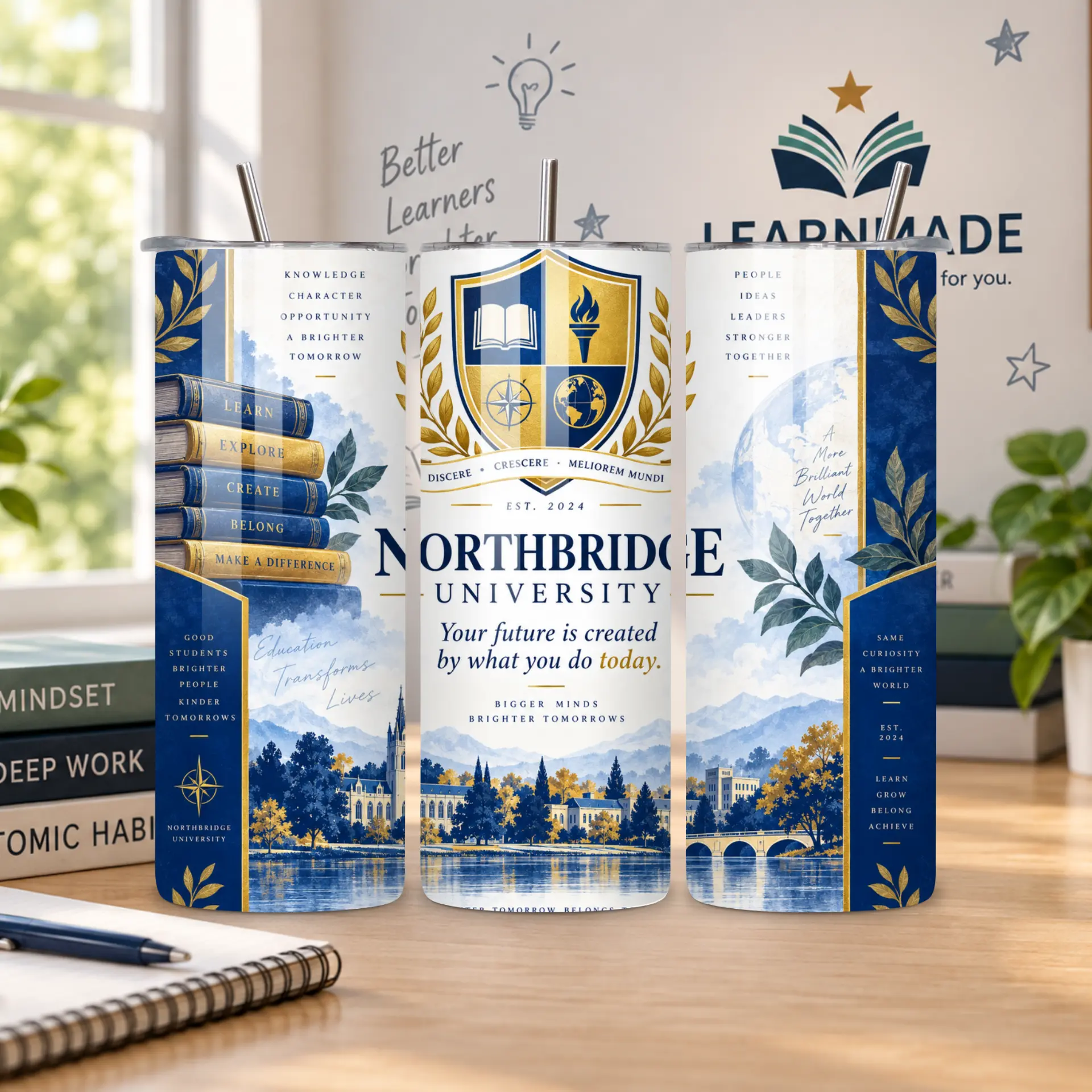 Create Your Future Wrap design on a 20oz Tumbler