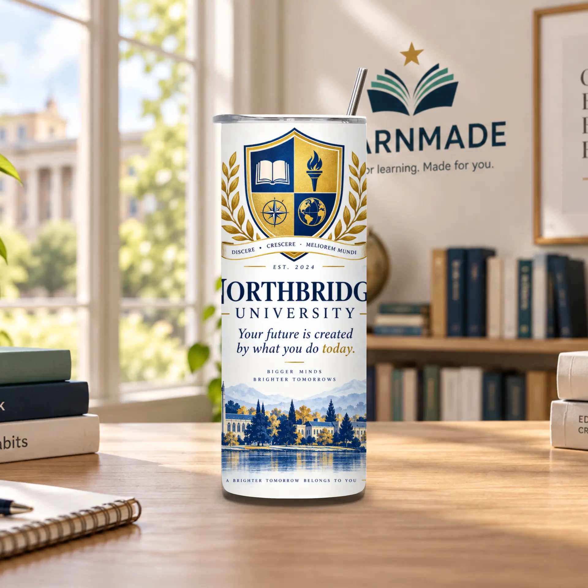 Create Your Future design on a 20oz Tumbler